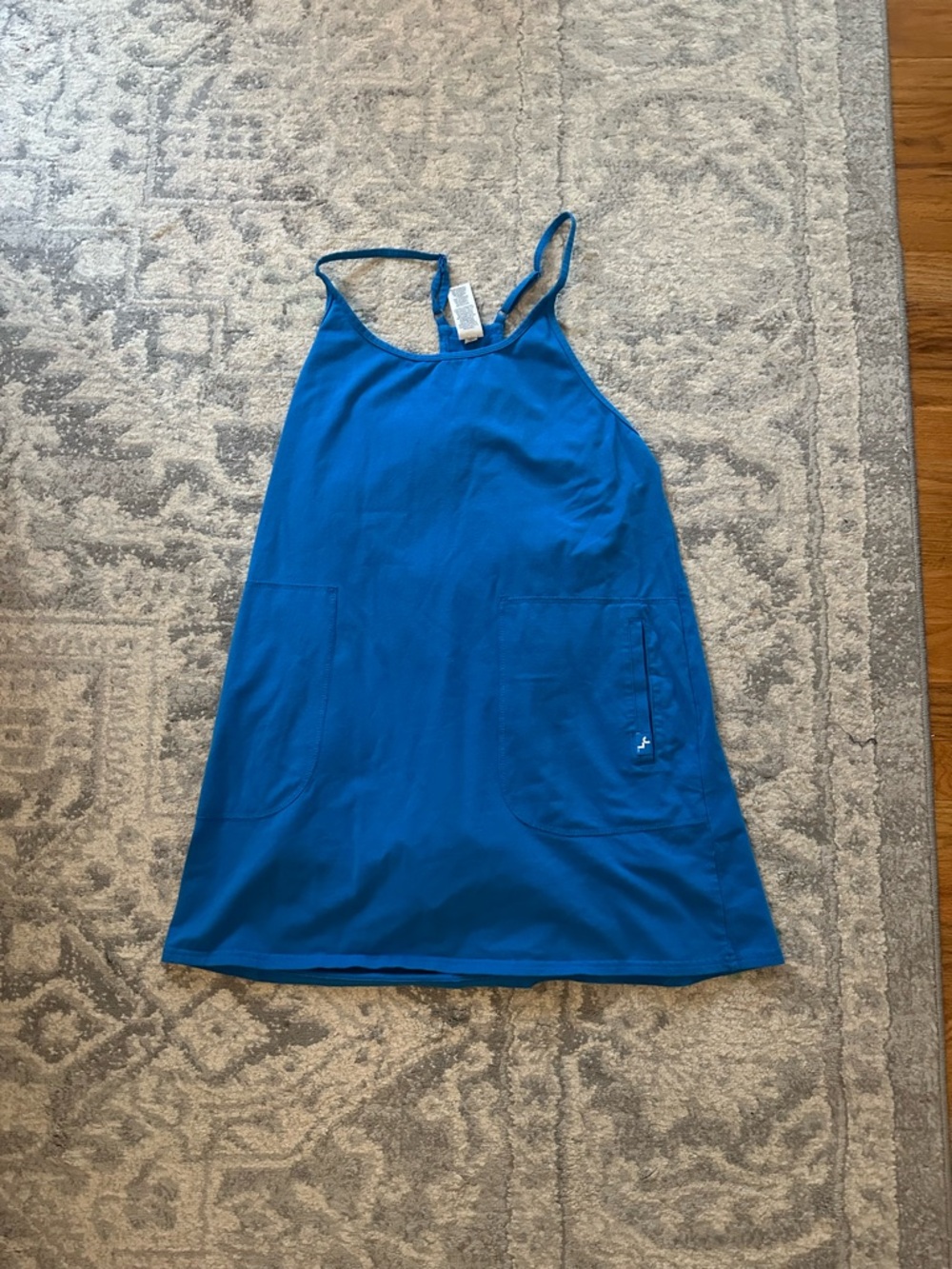 Small Blue Racerback Tennis Dress